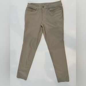 Lululemon Men's ABC Skinny Tan Pants 32x30
